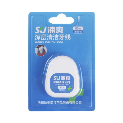 涑爽 深层清洁牙线 50m/盒